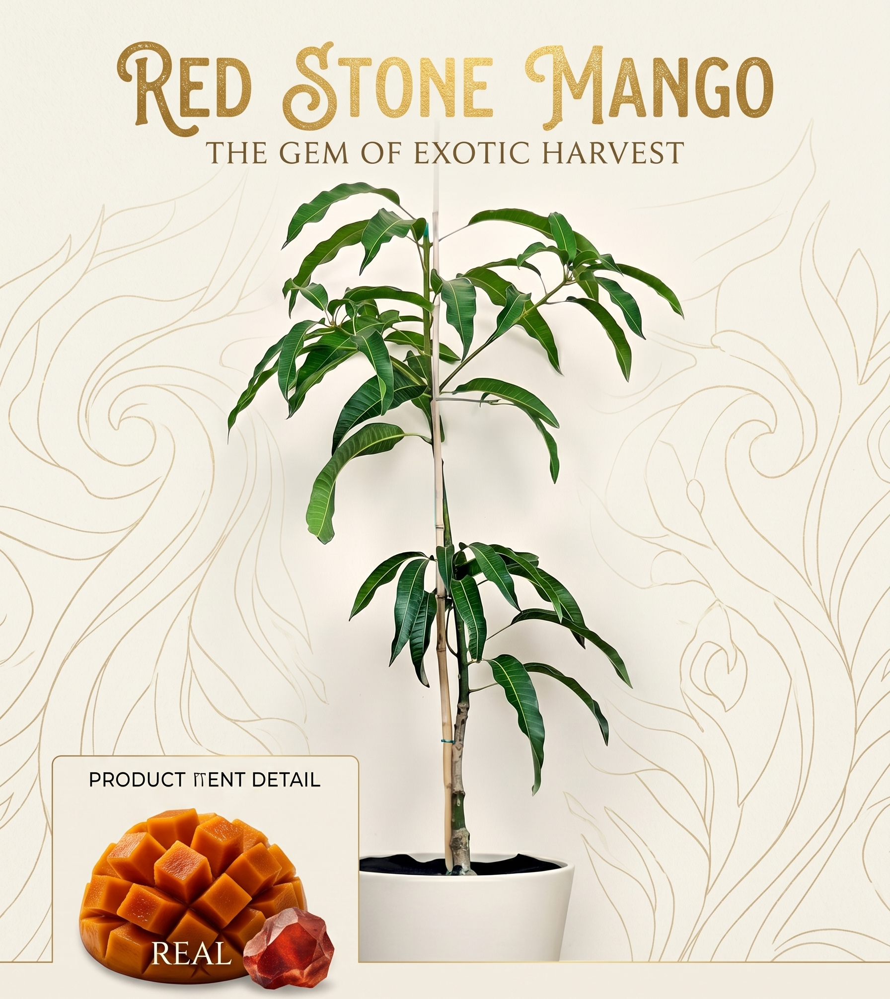 Red Stone Mango – Exotic Red Skin, Sweet Juicy & Fiberless Premium Mango Variety